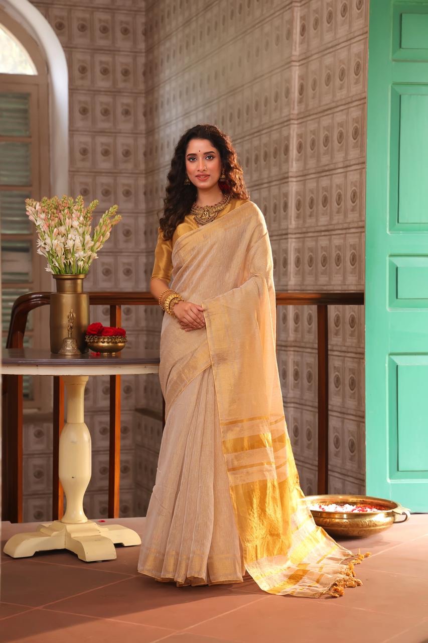 Tissue Saree