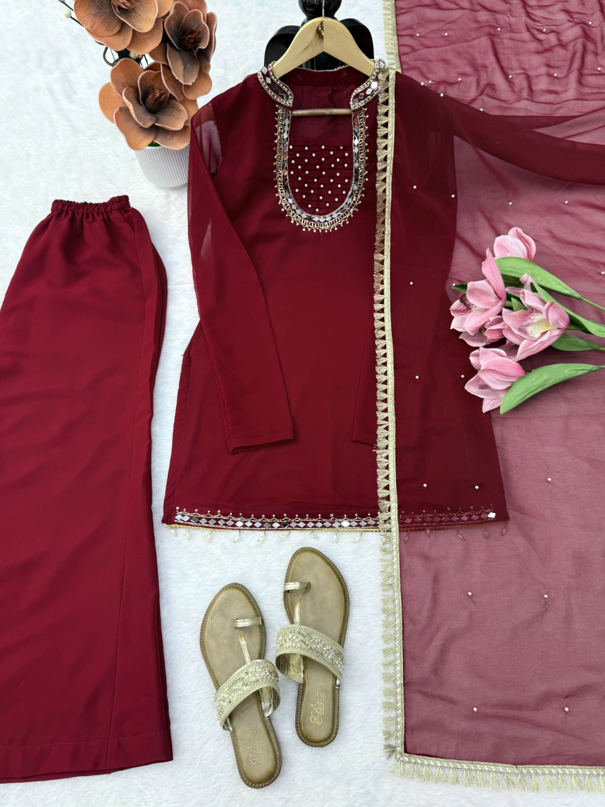 Georgette Palazzo Set