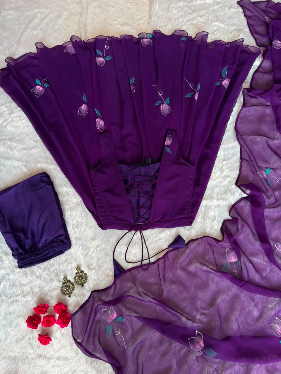 Corset Anarkali Set